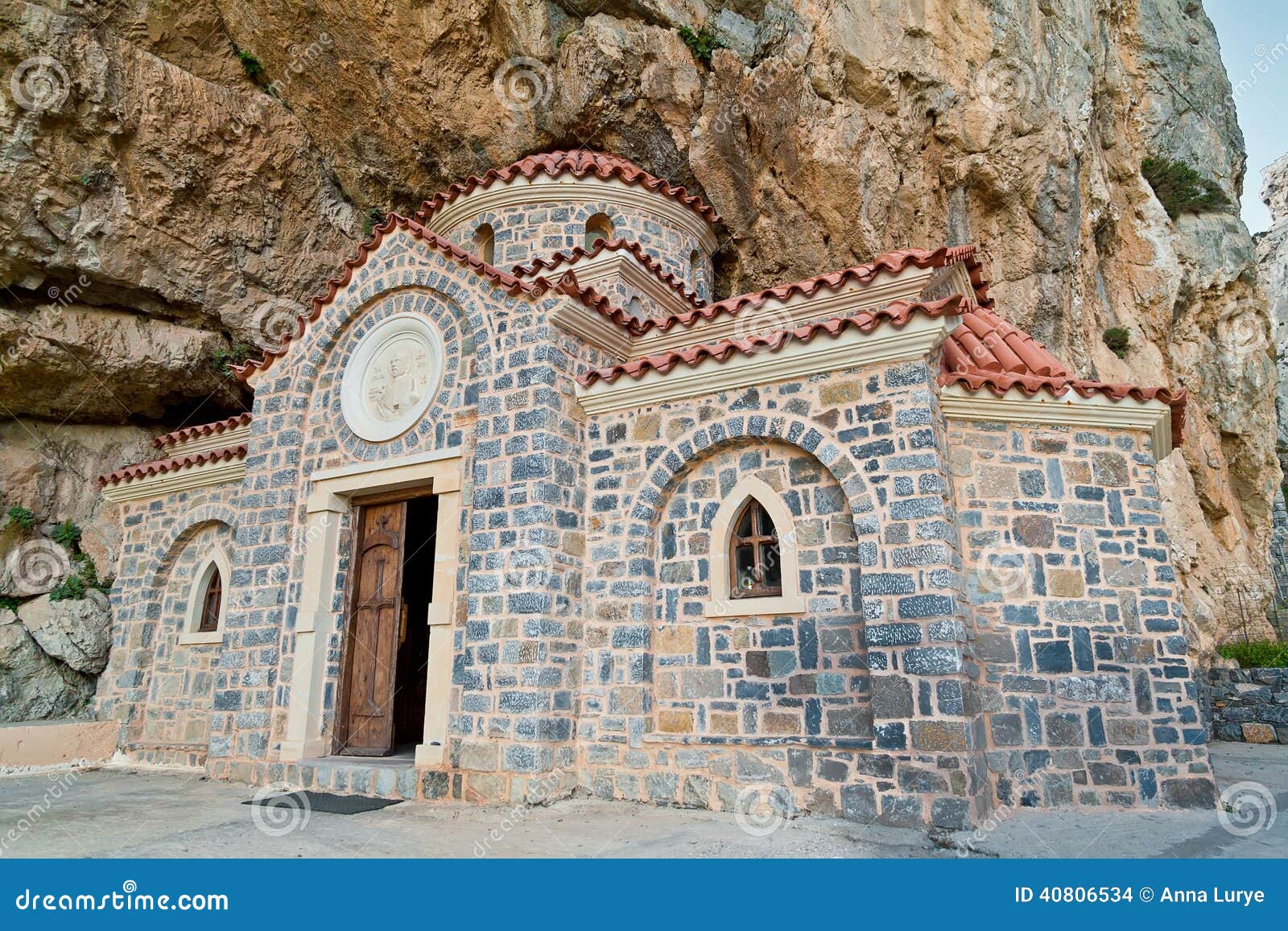 Church of Saint Nicholas the Wonderworker in Crete Stock Photo - Image
