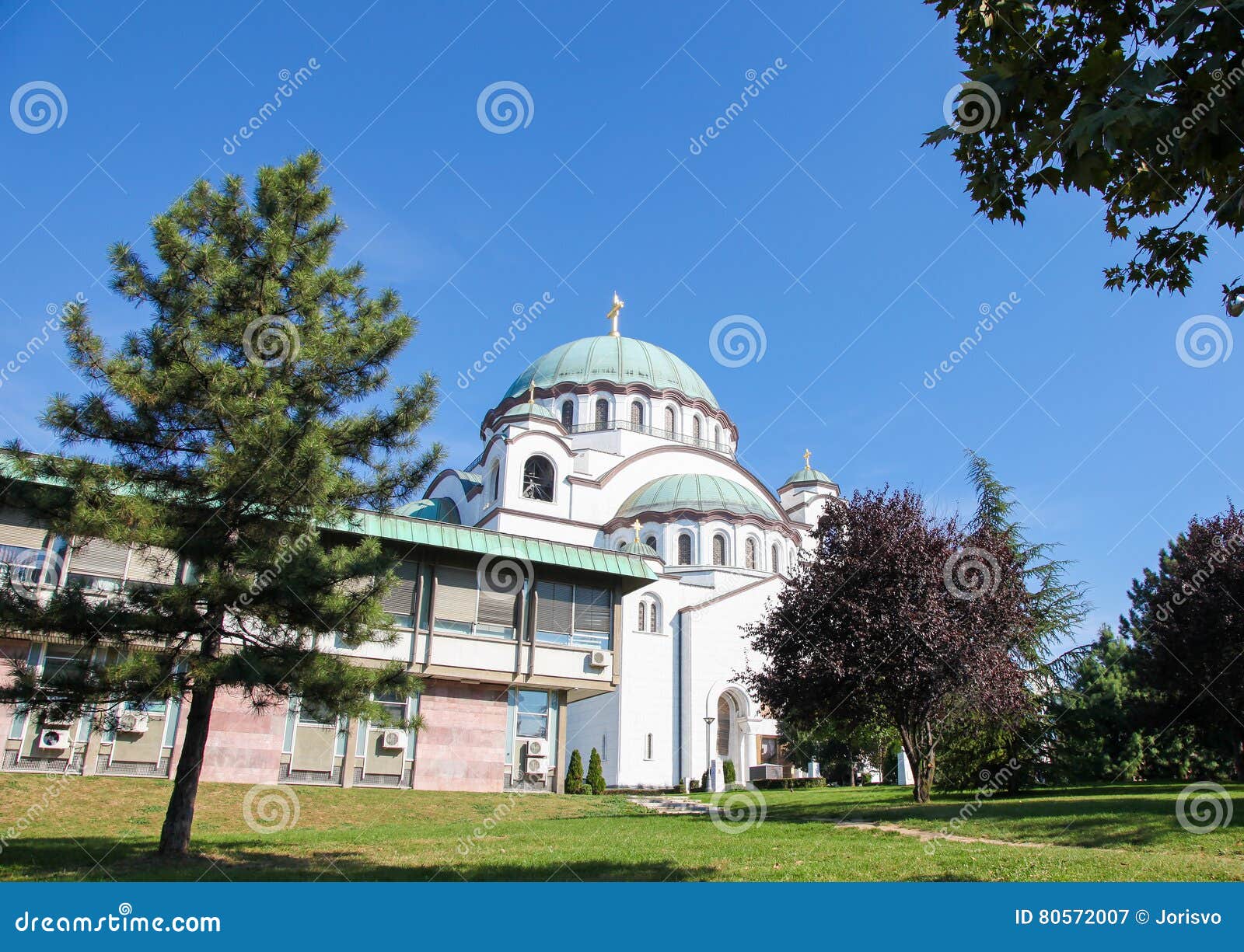 the church of saint sava in belgrade, serbia