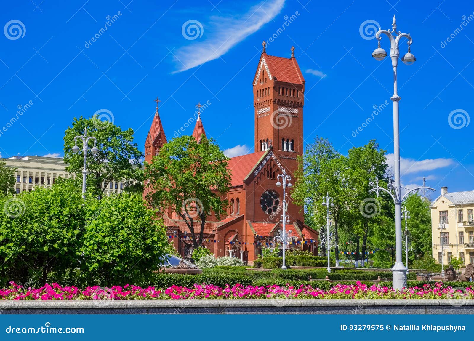 church of saints simon and helena in minsk, belarus.