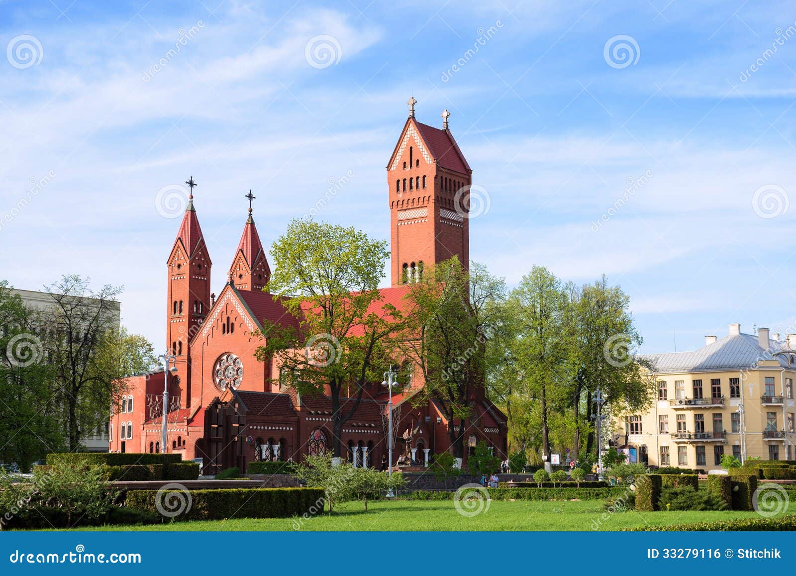 church of saints simon and helena. minsk. belarusia