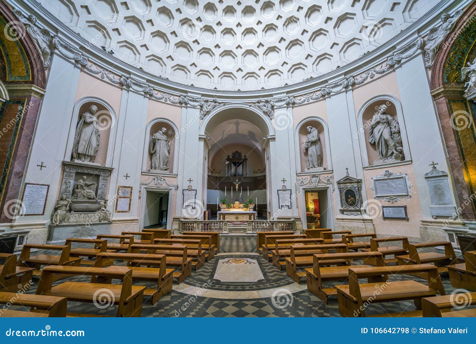 church of san bernardo alle terme in rome, italy.