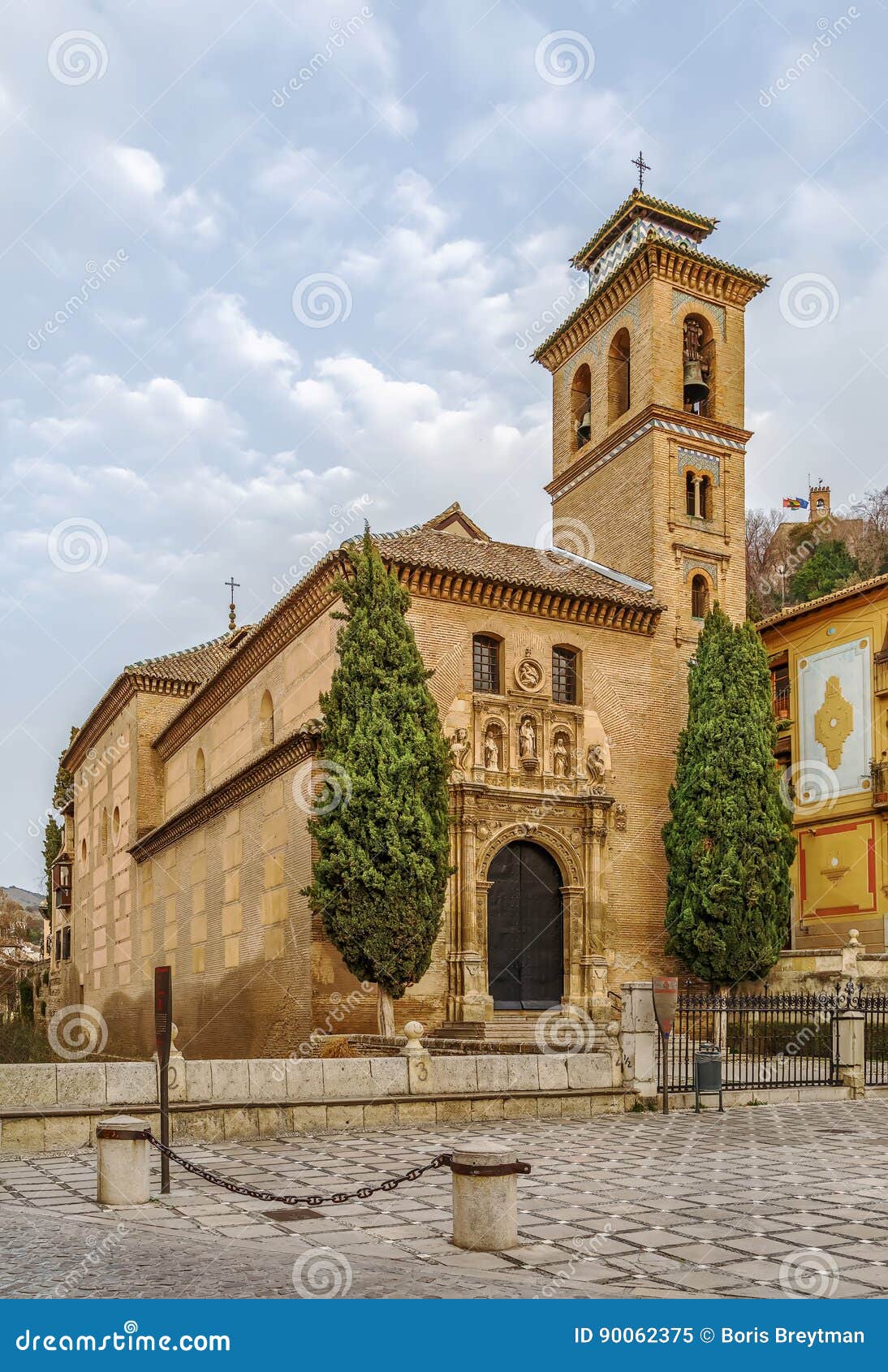 church of san gil and santa ana, granada, spain
