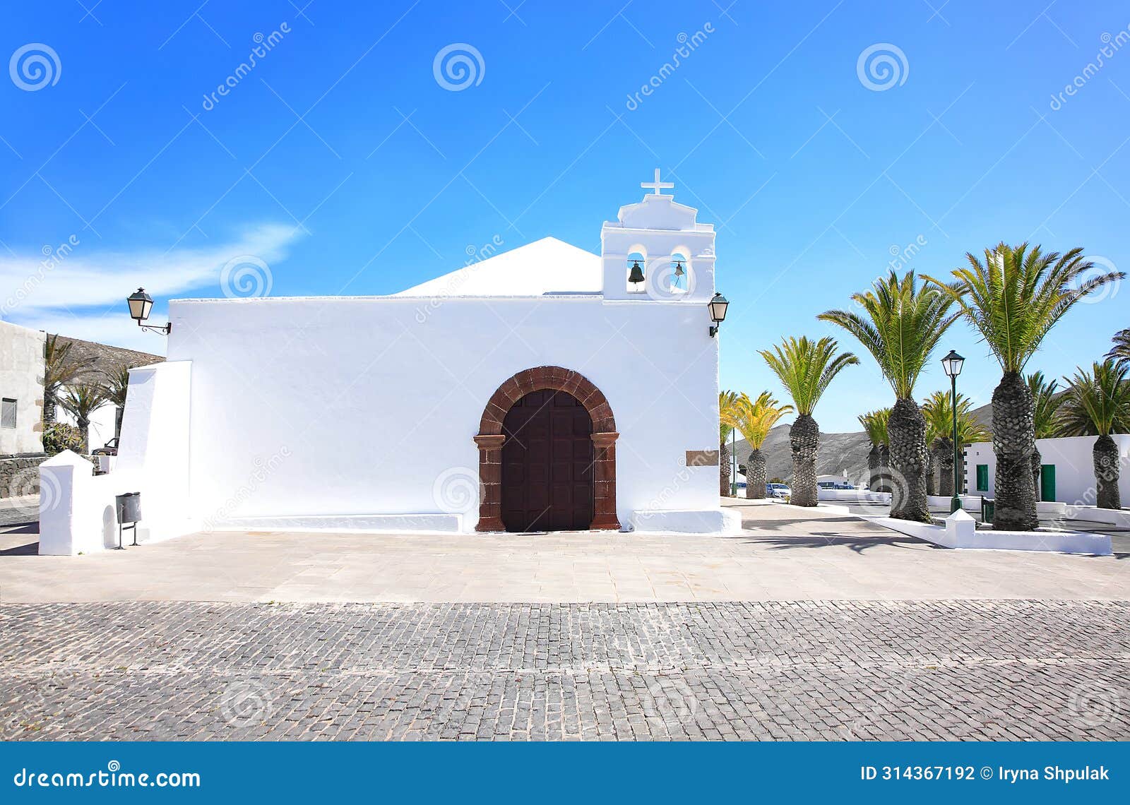 church san marcial del rubicon, femes, island lanzarote, canary islands, spain, europe