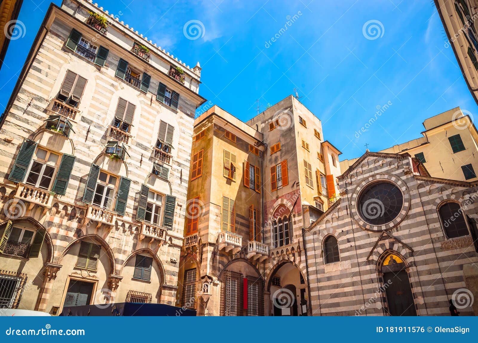 church of san matteo in genoa, liguria, italy