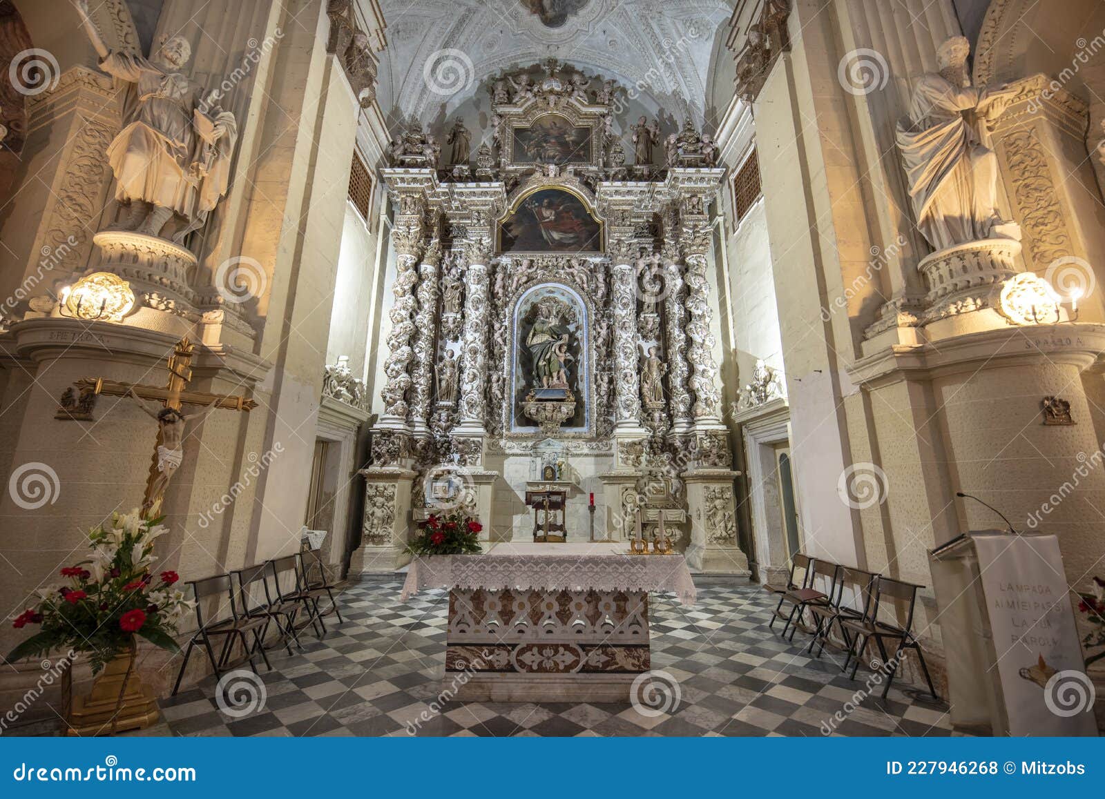church of san matteo in lecce, italy