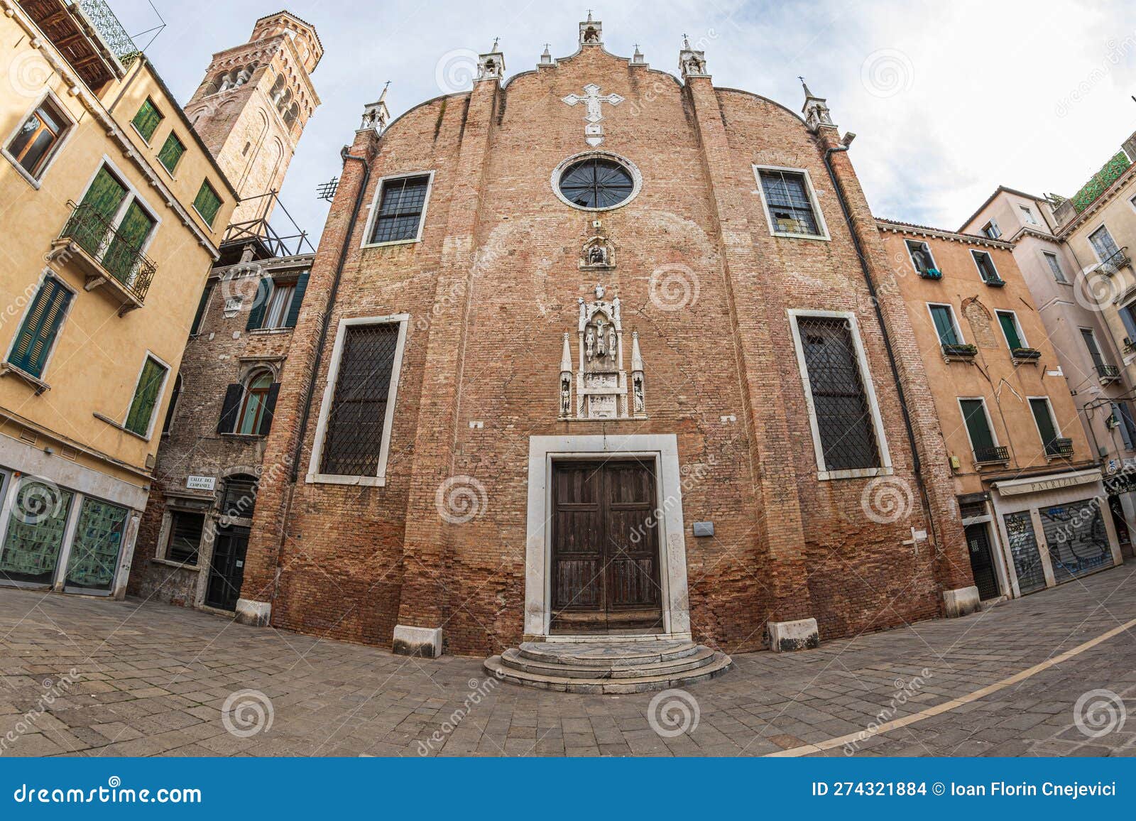 church of sant'aponal, a roman catholic church in the sestiere of san polo in venice