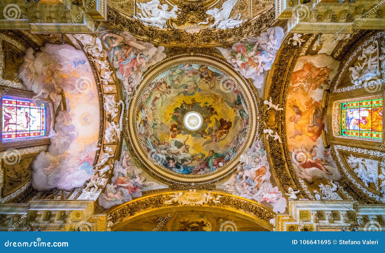 church of santa maria della vittoria in rome, italy.