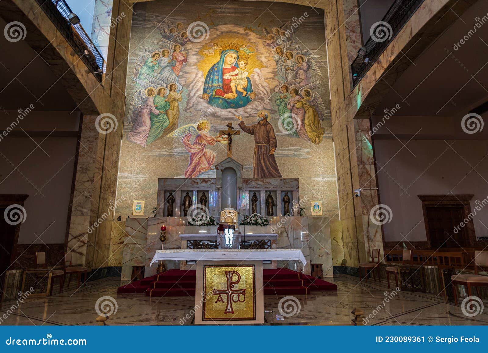 san giovanni rotondo, puglia. the church of santa maria delle grazie