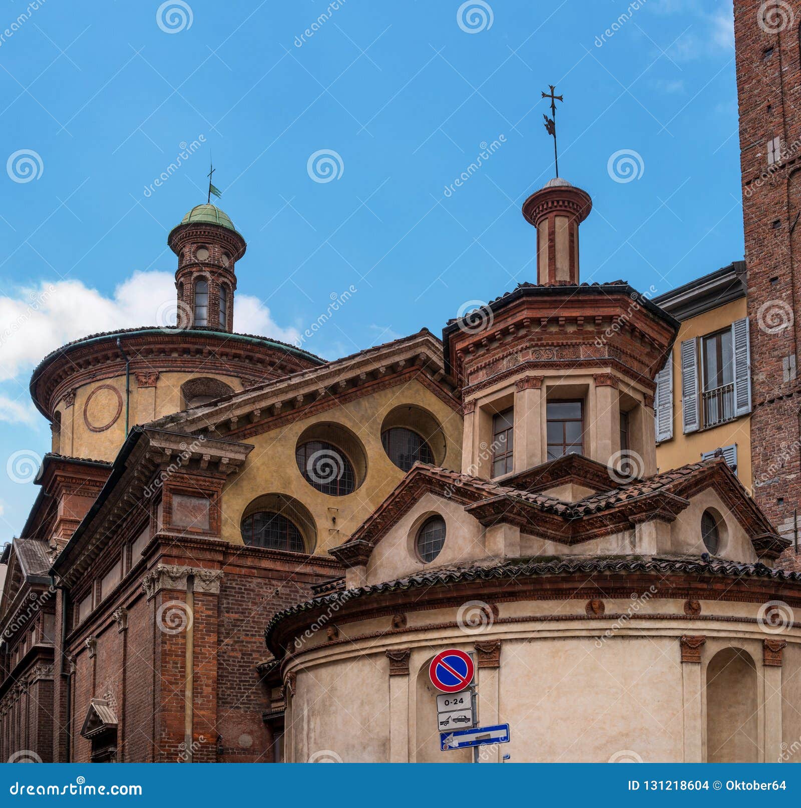 Church of Santa Maria Presso San Satiro. Milan. Italy. Architectural  Fragment Stock Photo - Image of great, italy: 131218604
