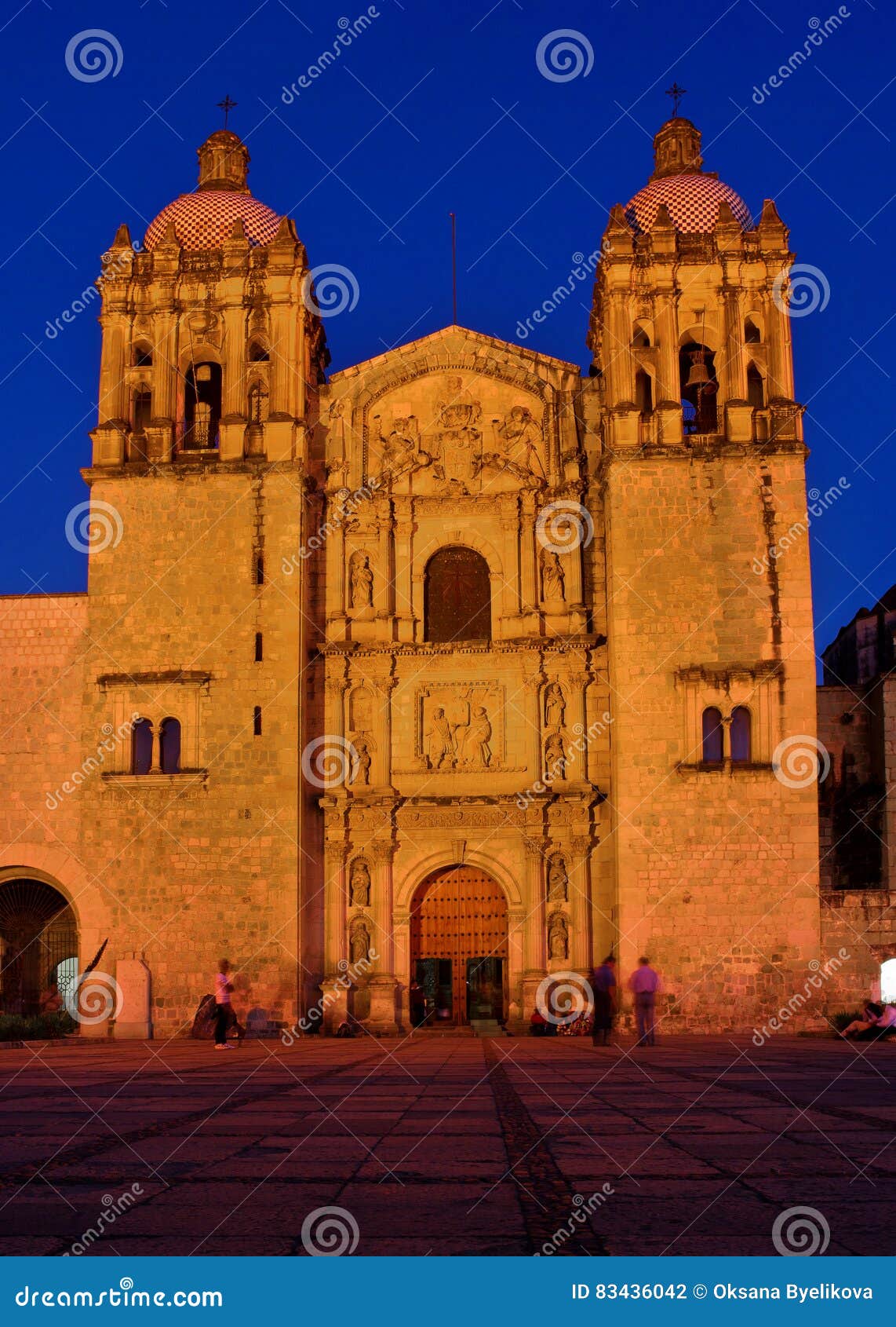 church of santo domingo de guzman. oaxaca, mexico