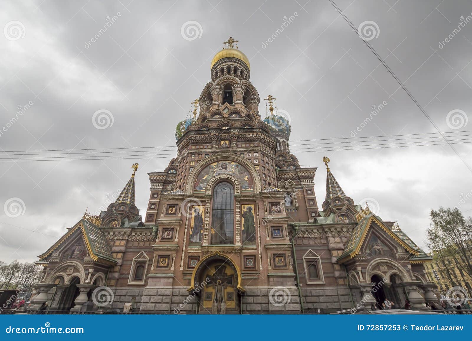 Church of spilled blood, Saint Petersburg, Russia. Church of Our Saviour on Spilled Blood, St Petersburg, Russia