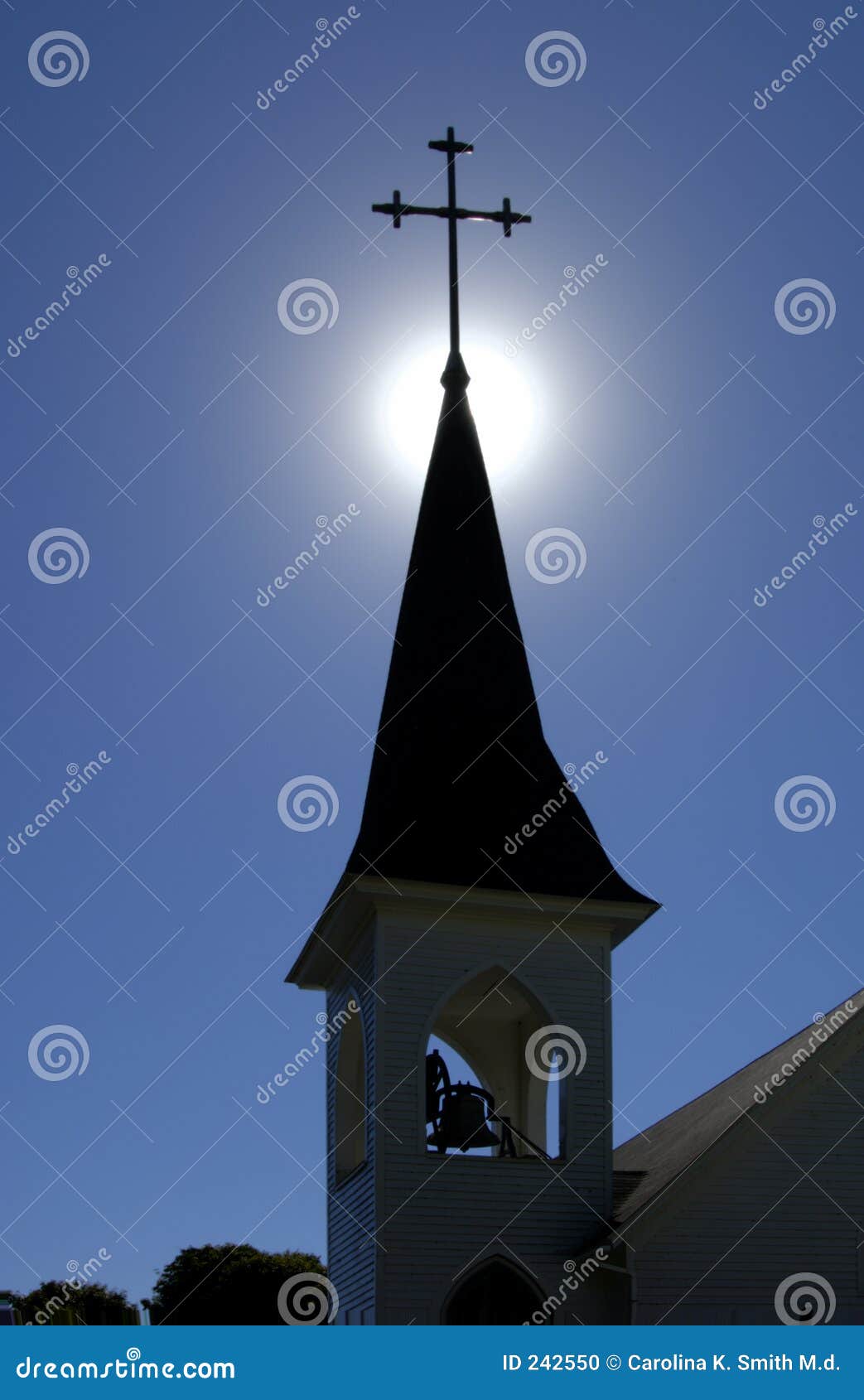 church spire and belfry