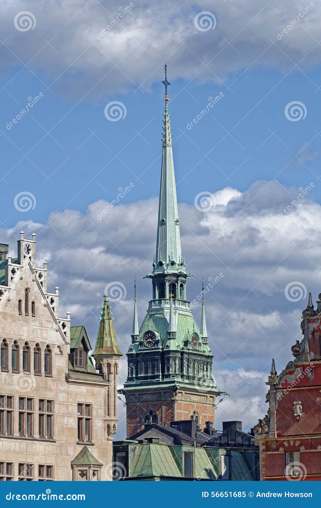 Church spire stock image. Image of culture, gold, capital - 56651685