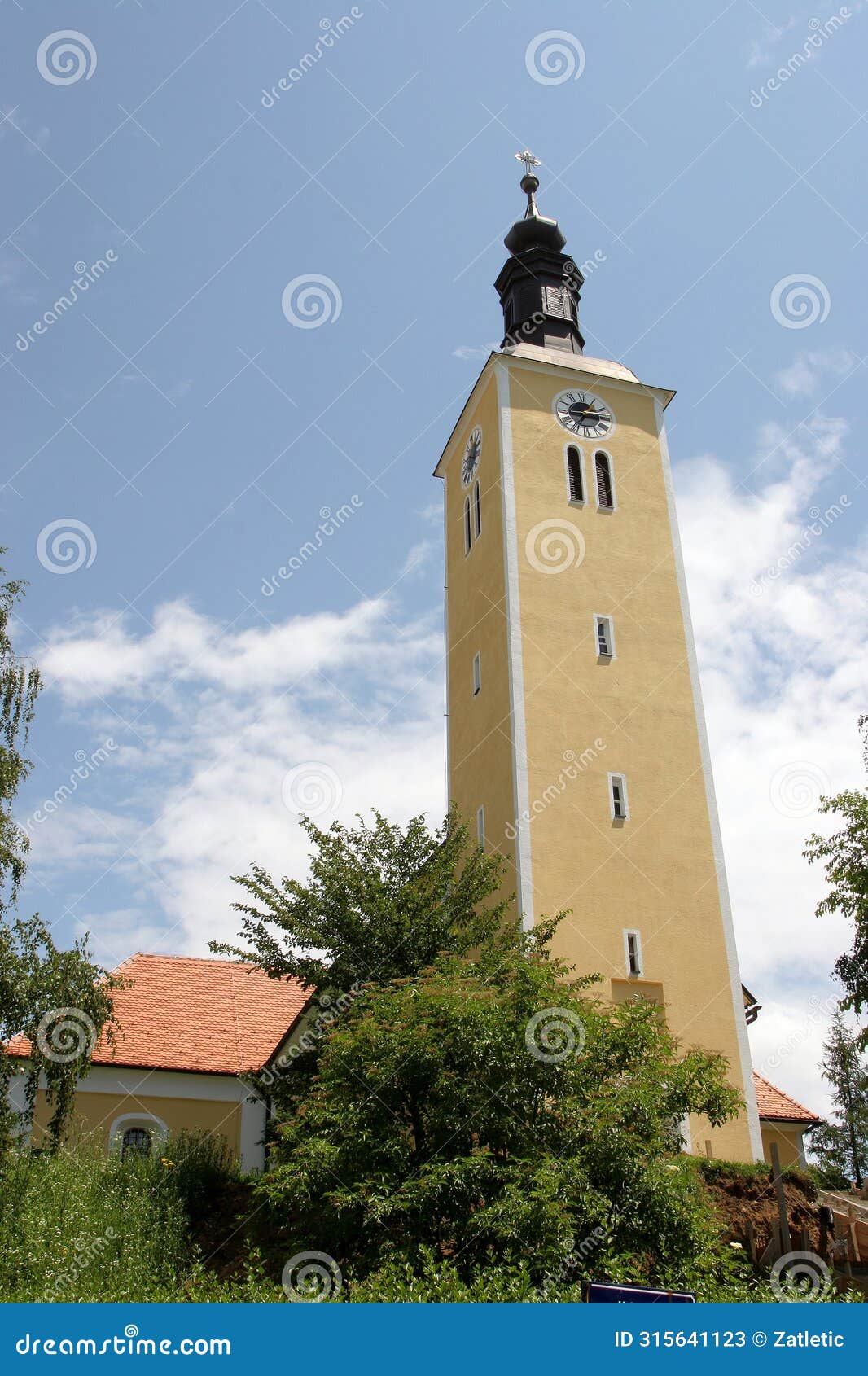 church of the st brice of tours in brckovljani, croatia