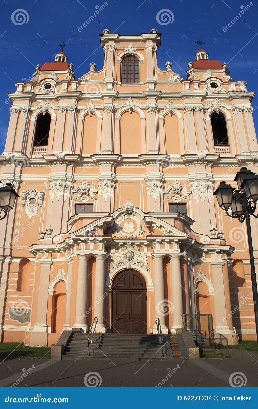 Church of St. Casimir, Vilnius, Lithuania Stock Photo Image of