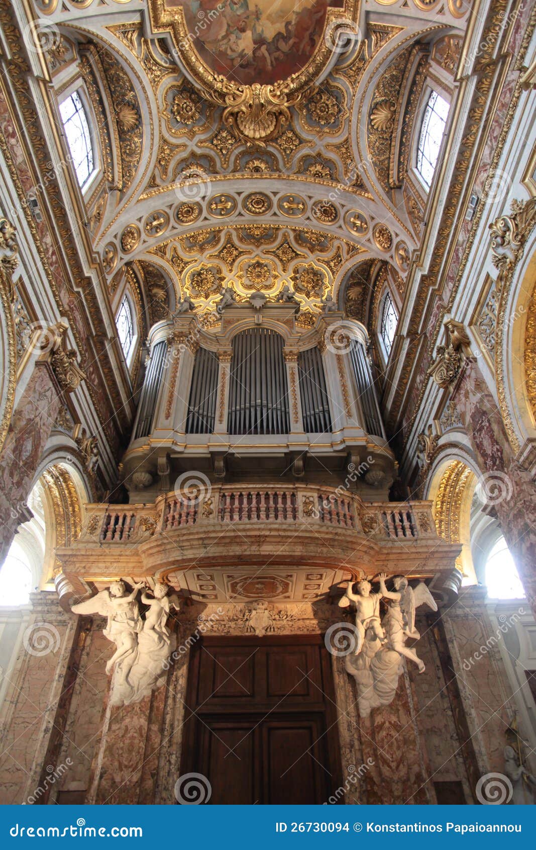 The Church Of St. Louis Of The French In Rome Editorial Stock Image - Image of cathedral, france ...
