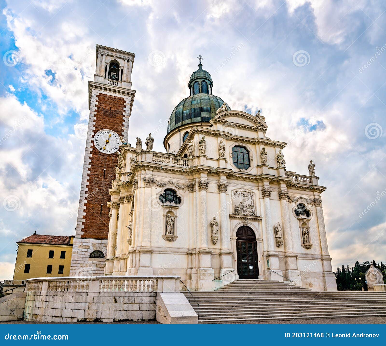 church of st. mary of mount berico in vicenza, italy