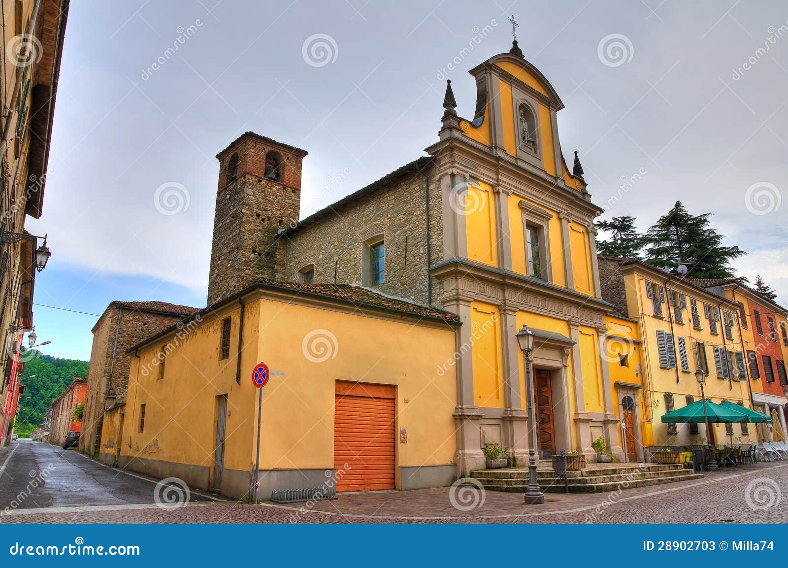 church of st. rocco. ponte dell'olio. emilia-romagna. italy.