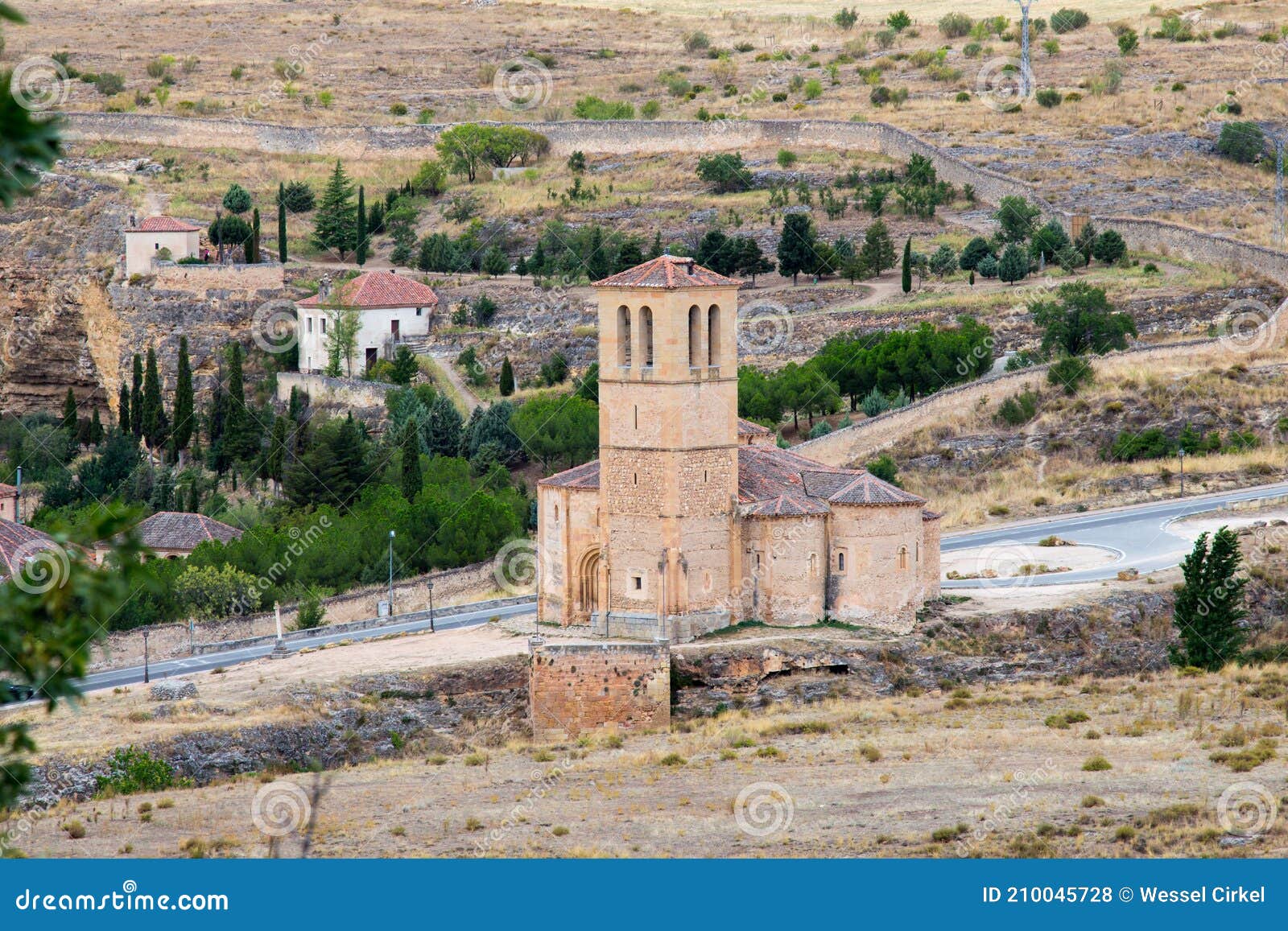 iglesia de la vera cruz, segovia, spain