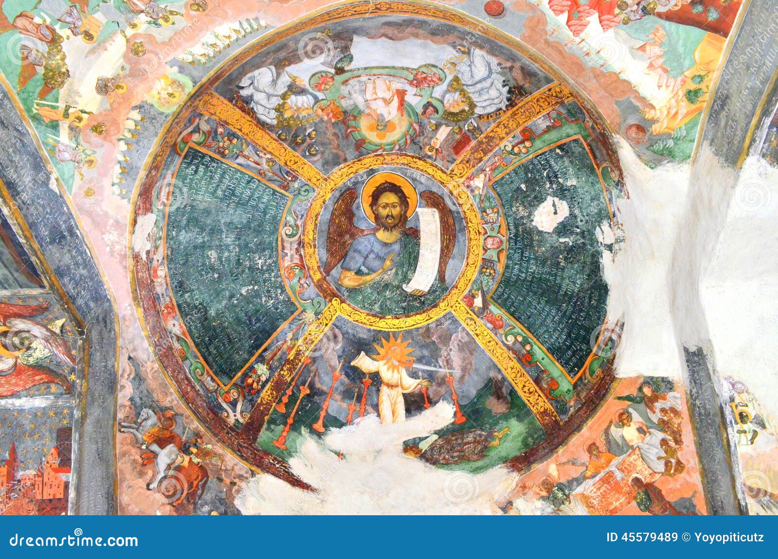 Church Wall Painting stock image. Image of christianity 45579489
