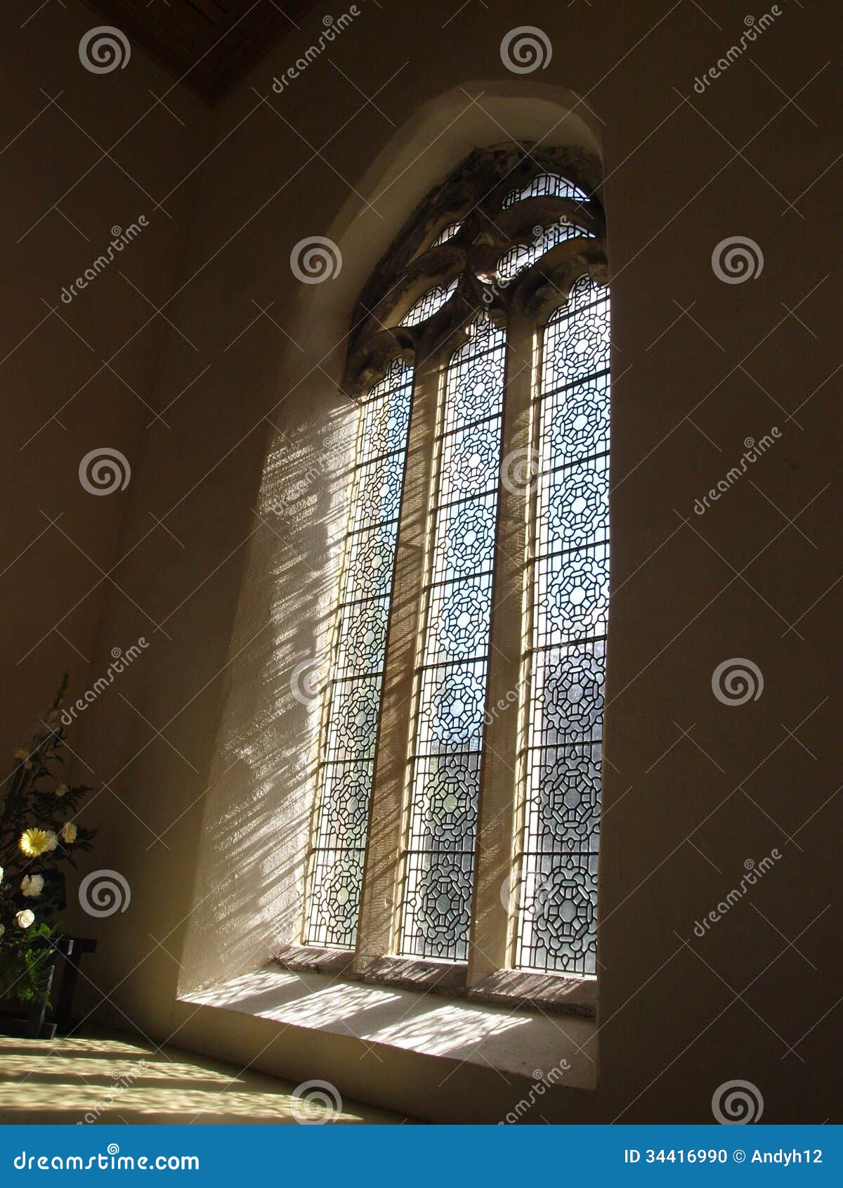 Church window stock photo. Image of sunlight, christian 34416990