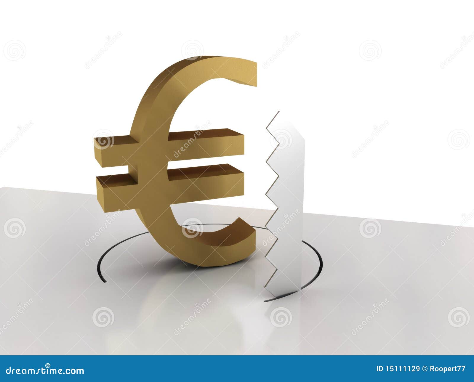 Chute de l'euro image stock. Image du destruction, inférieur 15111129