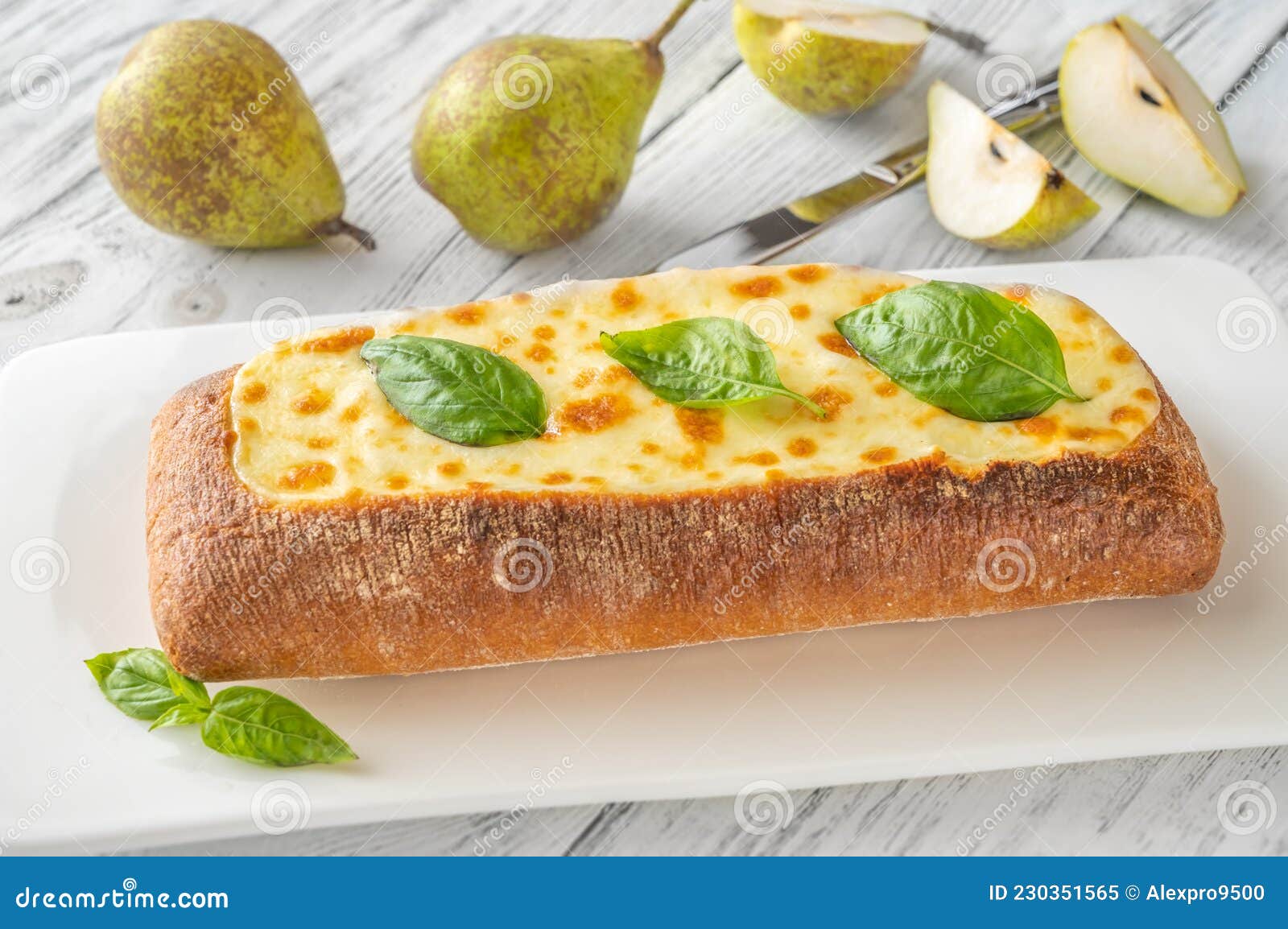 Ciabatta Stuffed with Cheese Stock Image Image of bread, cheese 230351565