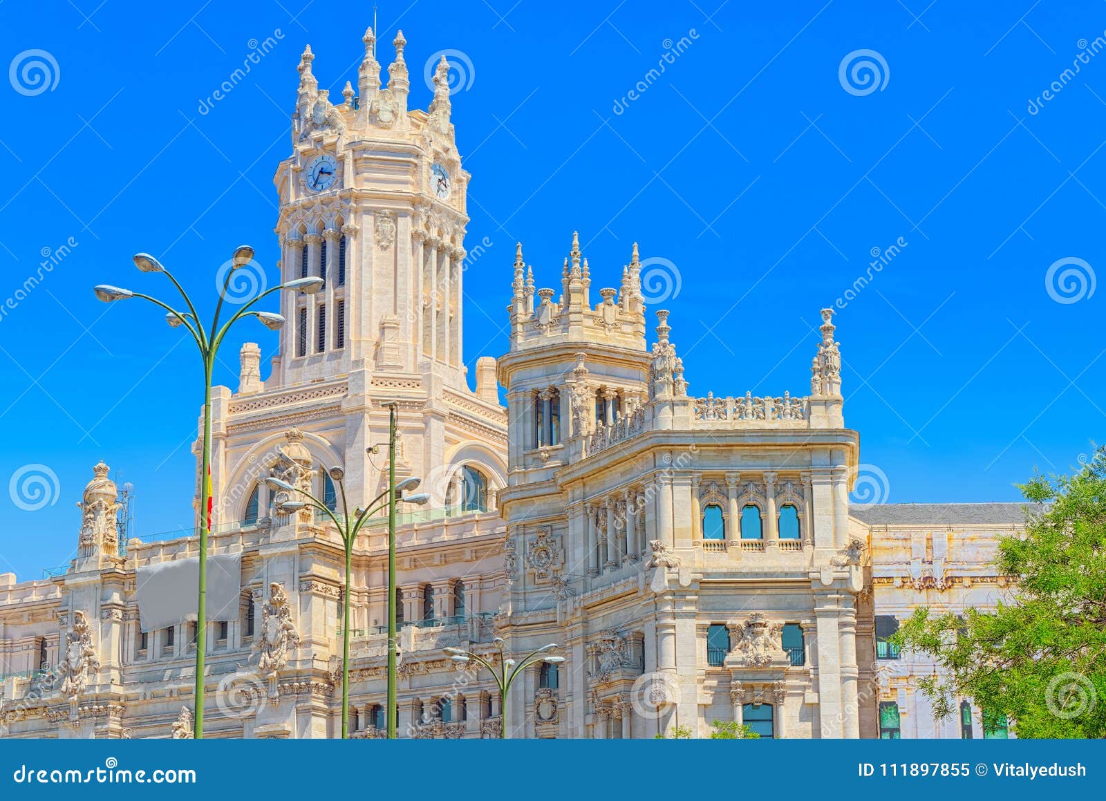 cibeles center or palace of communication, culture and citizens