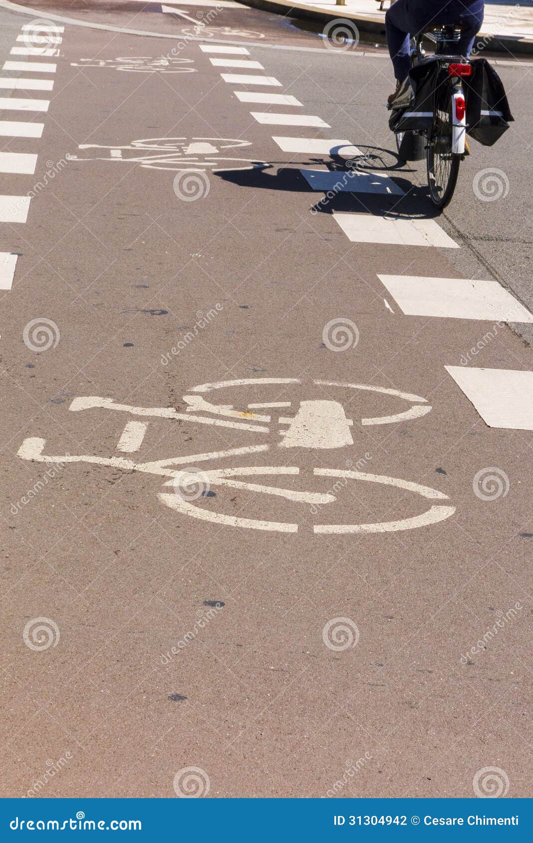 Cicletrack na cidade de Milão