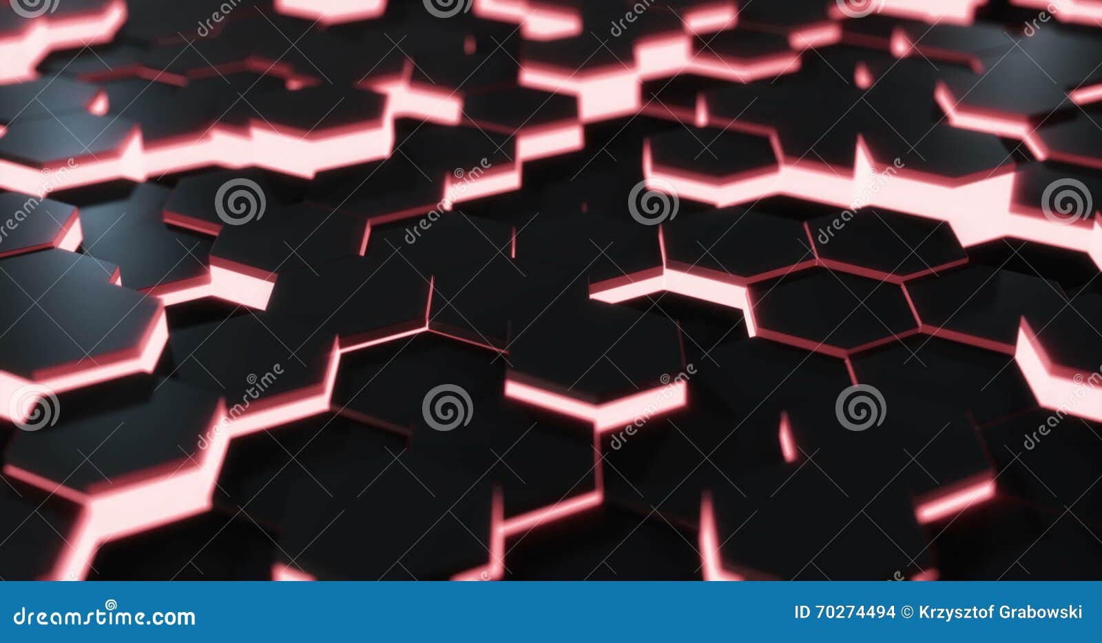 Ciclo esagonale rosso del pavimento stock footage video: 70274494