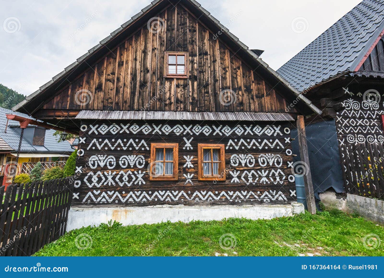 Cicmany Village Slovakia Stock Photo Image Of Farmhouse 167364164