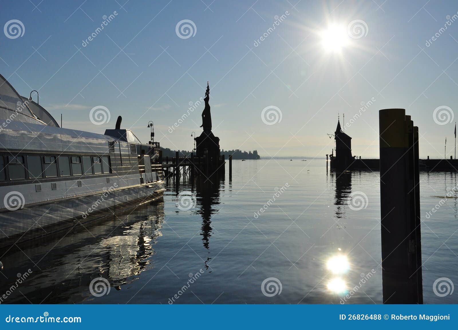 Cidade De Constance, Bodensee, Alemanha Foto de Stock Imagem de