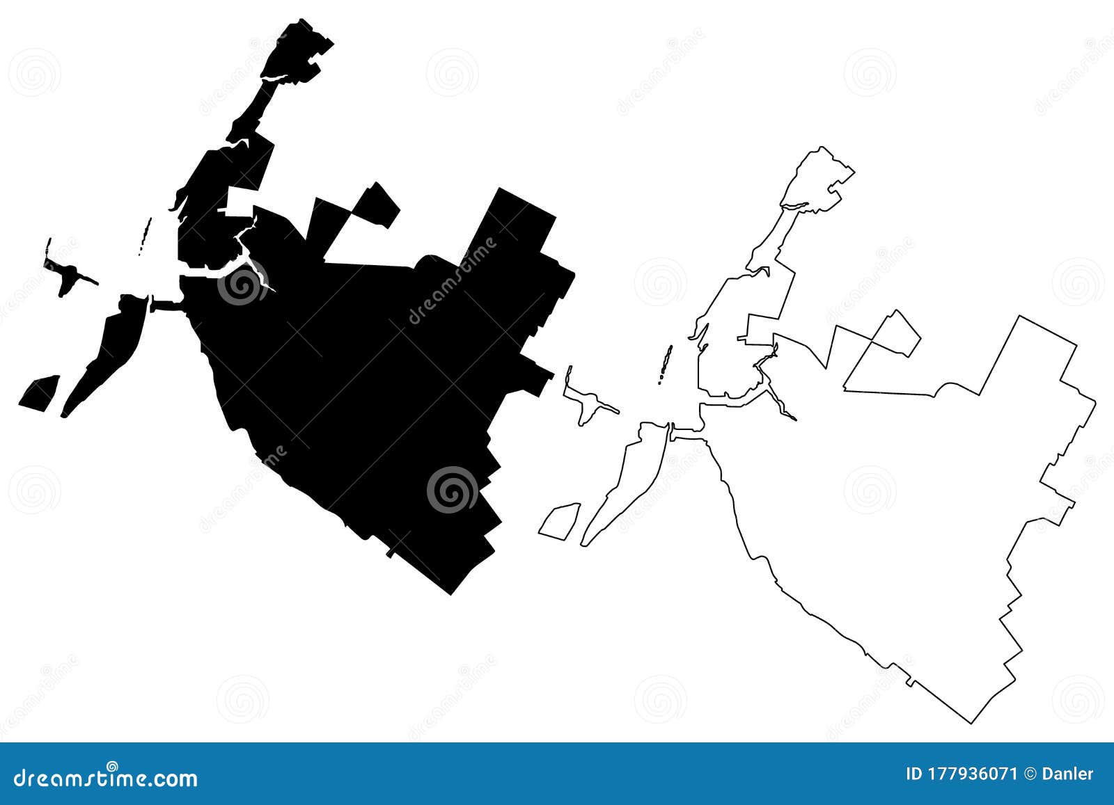 Opinião Do Close-up Do Mapa Da Federação Russa E De Seus Países