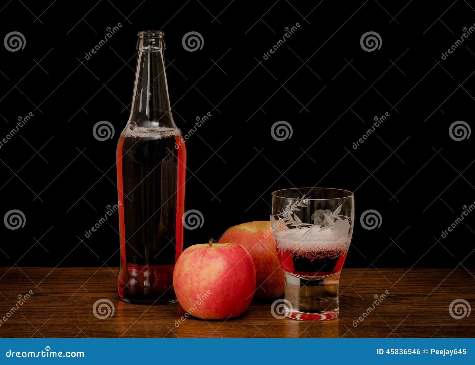 Cider stock photo. Image of glasses, life, single, view 45836546