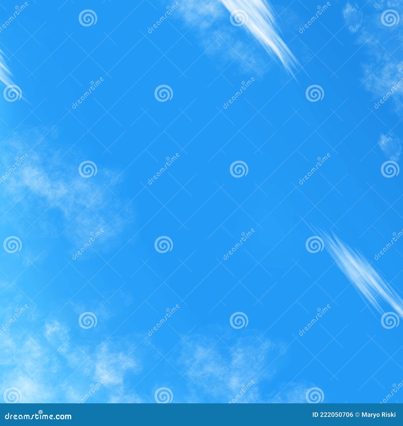 Cielo azul estilo anime foto de archivo. Imagen de perfecto - 222050706