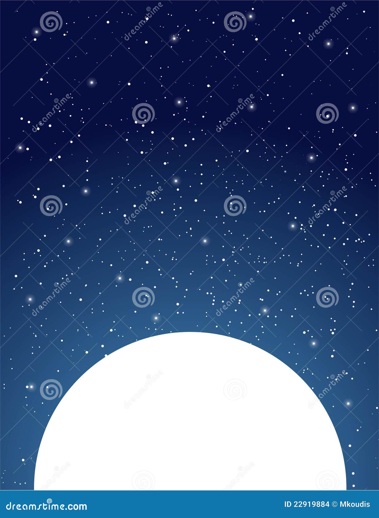 Cielo Stellato Blu Illustrazioni, Vettoriali E Clipart Stock