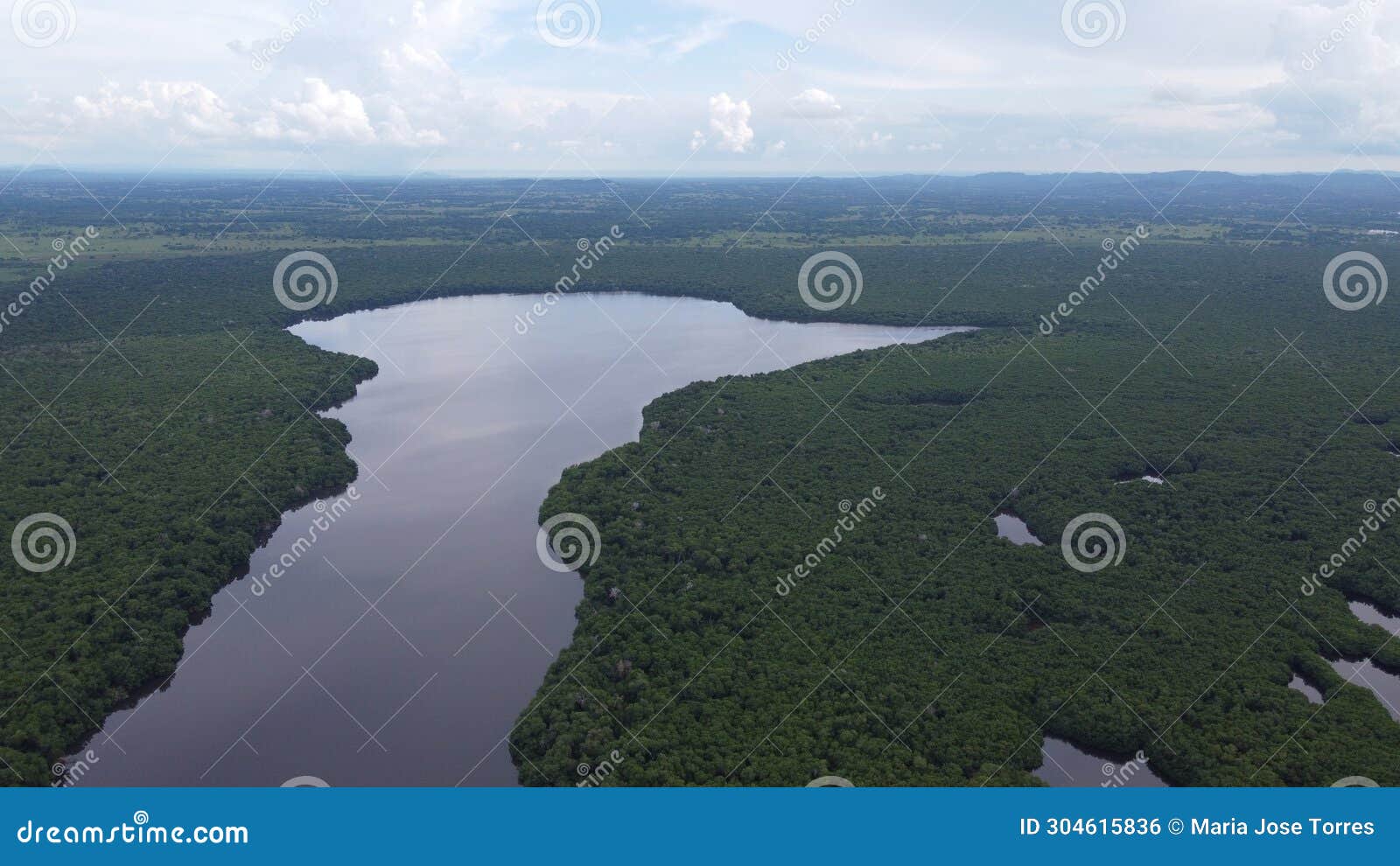 cienaga la caimanera landscape photography with drone over colombia