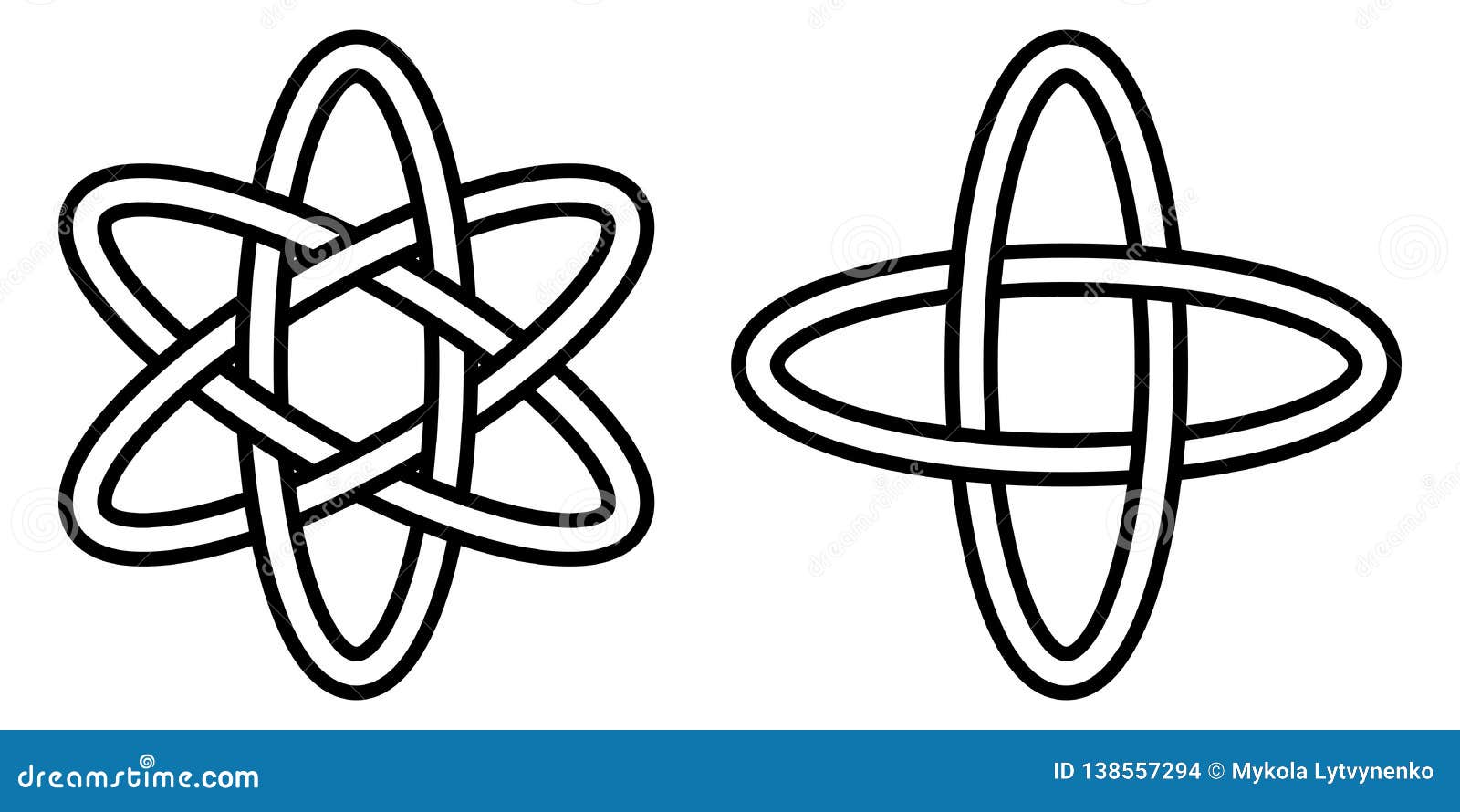 Ciencia Digital Del Modelo, Icono Del Movimiento Del átomo De Electrones En  Una órbita, La Muestra Del Vector De La Física Cuánti Ilustración del  Vector - Ilustración de magia, vector: 138557294