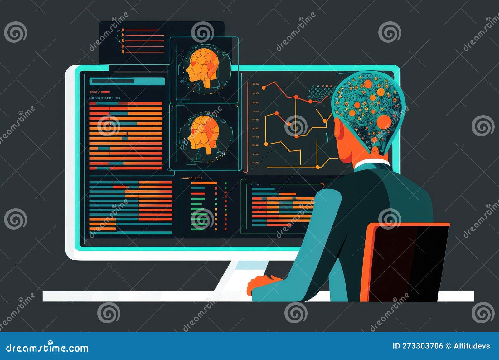 Científico De Datos Utilizando El Aprendizaje Automático Para Analizar ...
