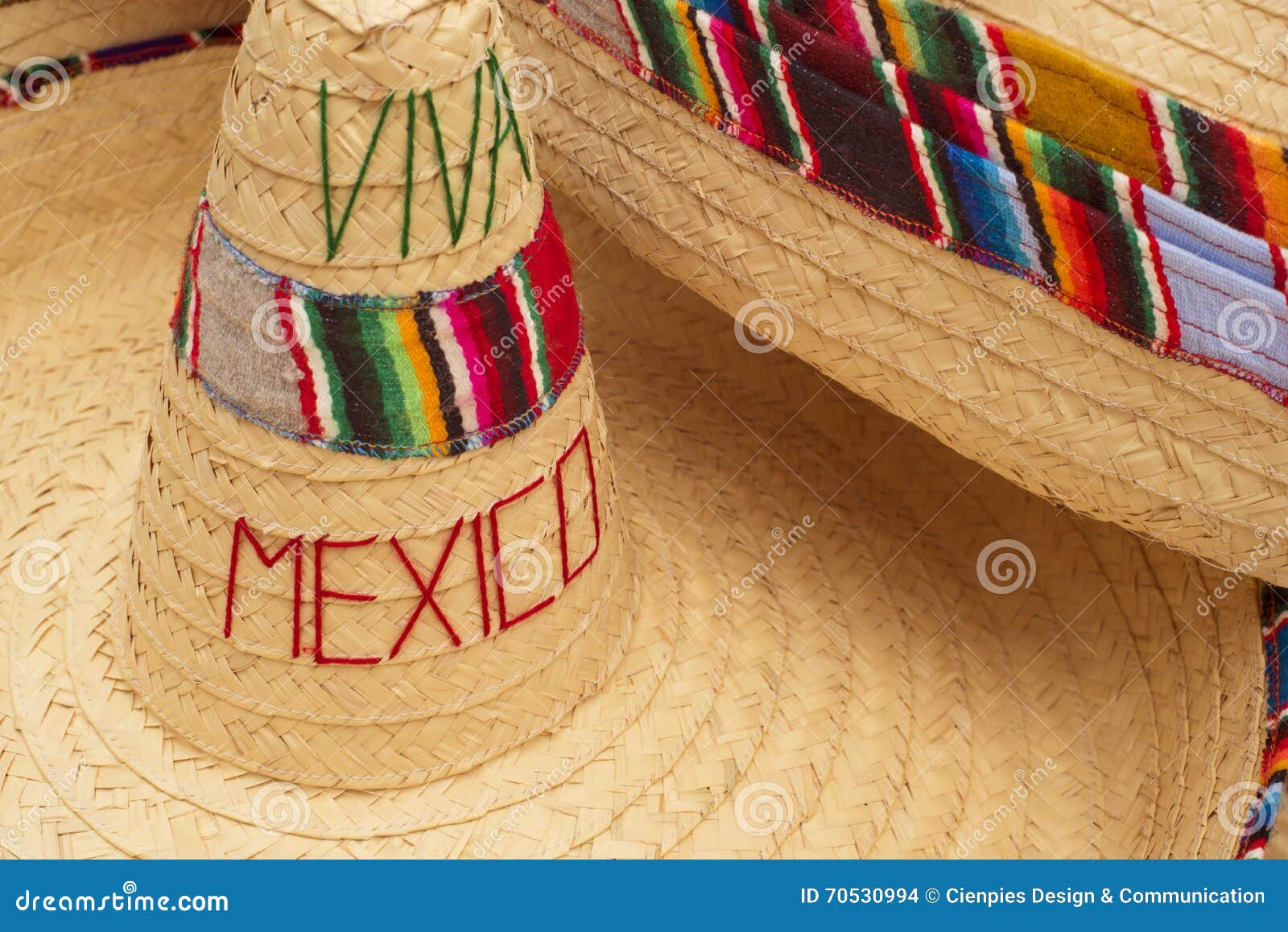 Sombrero De Paja Mexicano Fiesta Mexicana