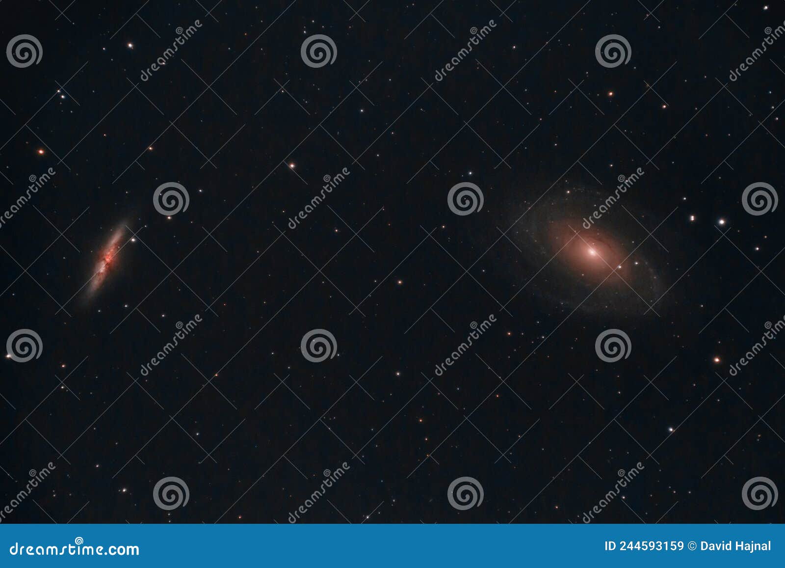 Cigar And Bode`s Galaxy Royalty-Free Stock Photo | CartoonDealer.com ...