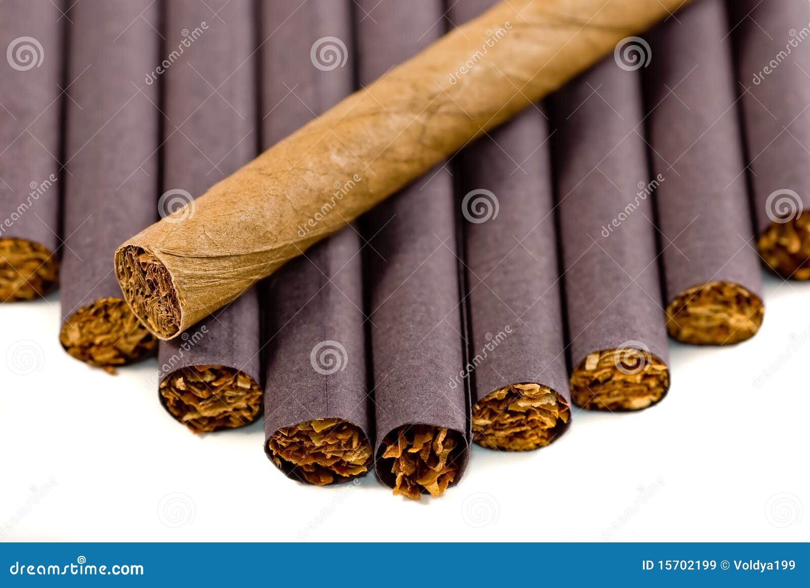Cigar and cigarette stock image. Image of classy, puffing 15702199