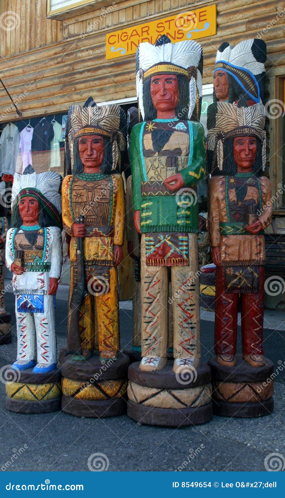 Cigar Store Indians stock photo. Image of wooden, icon 8549654