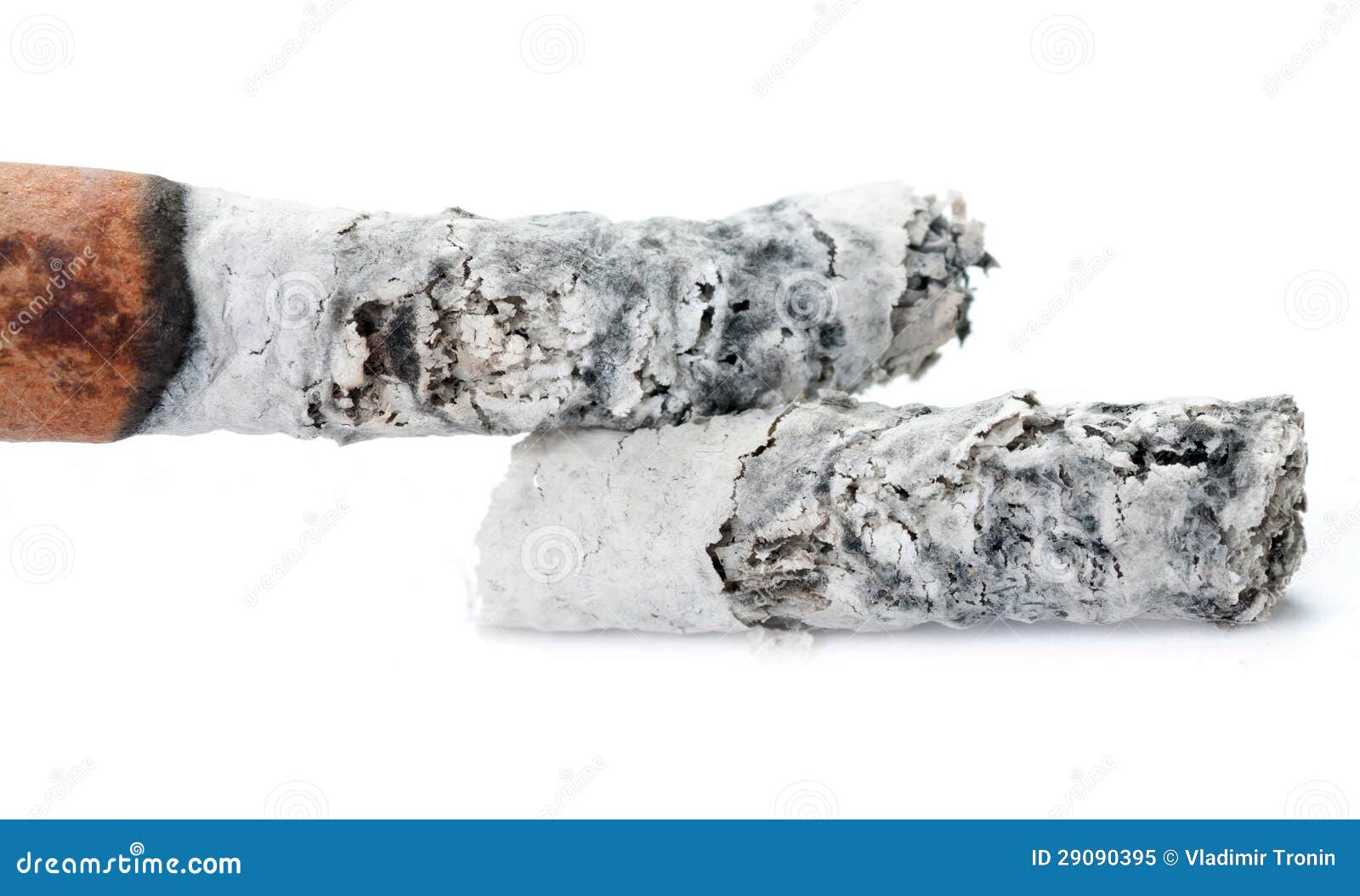 Cigarette Ash on White Background Stock Image Image of white, toxic 29090395