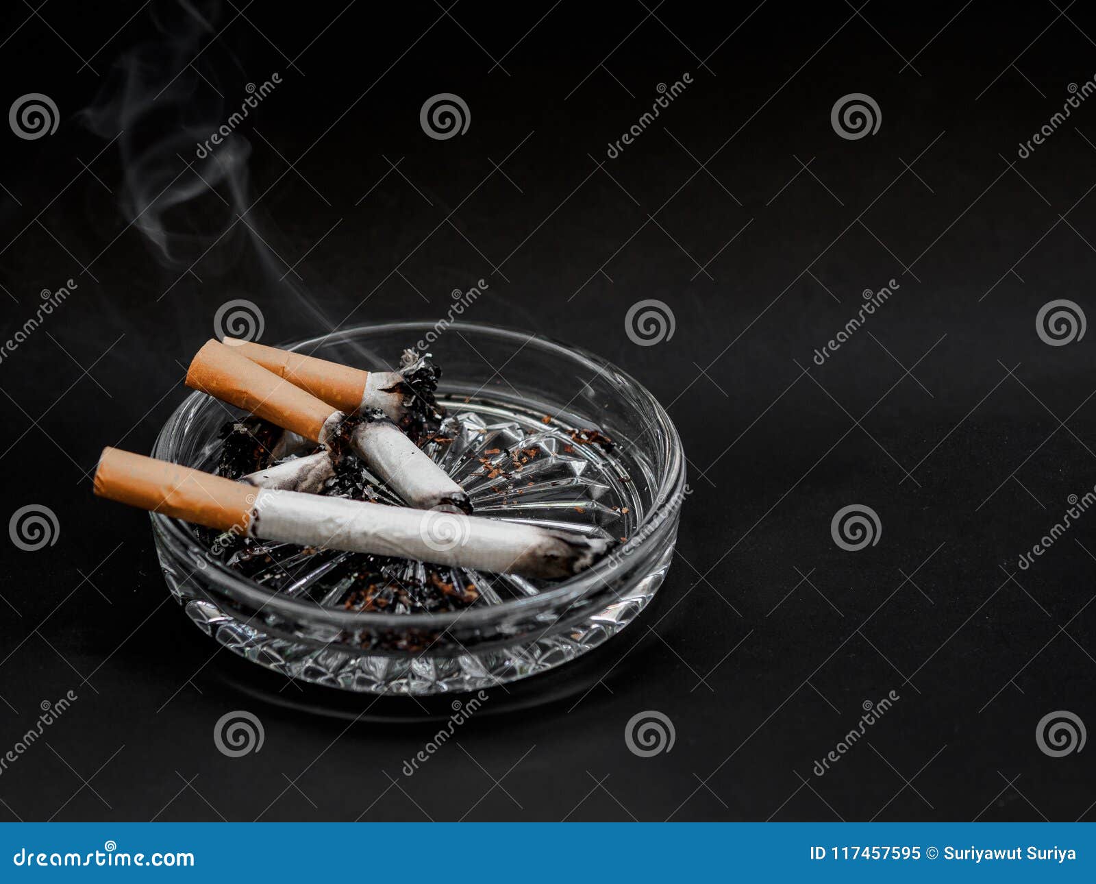 Cigarette Ashtray - Black