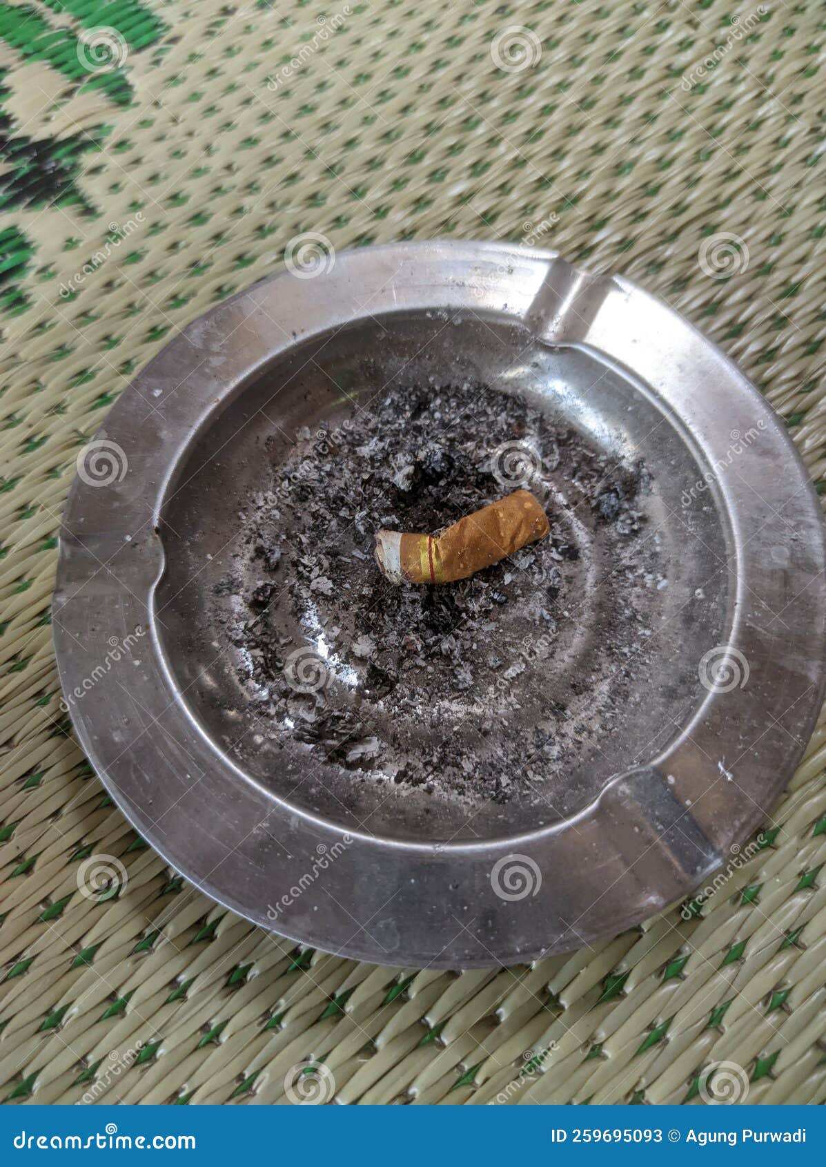 Cigarette Ashtray Full of Dust Editorial Stock Photo Image of dust