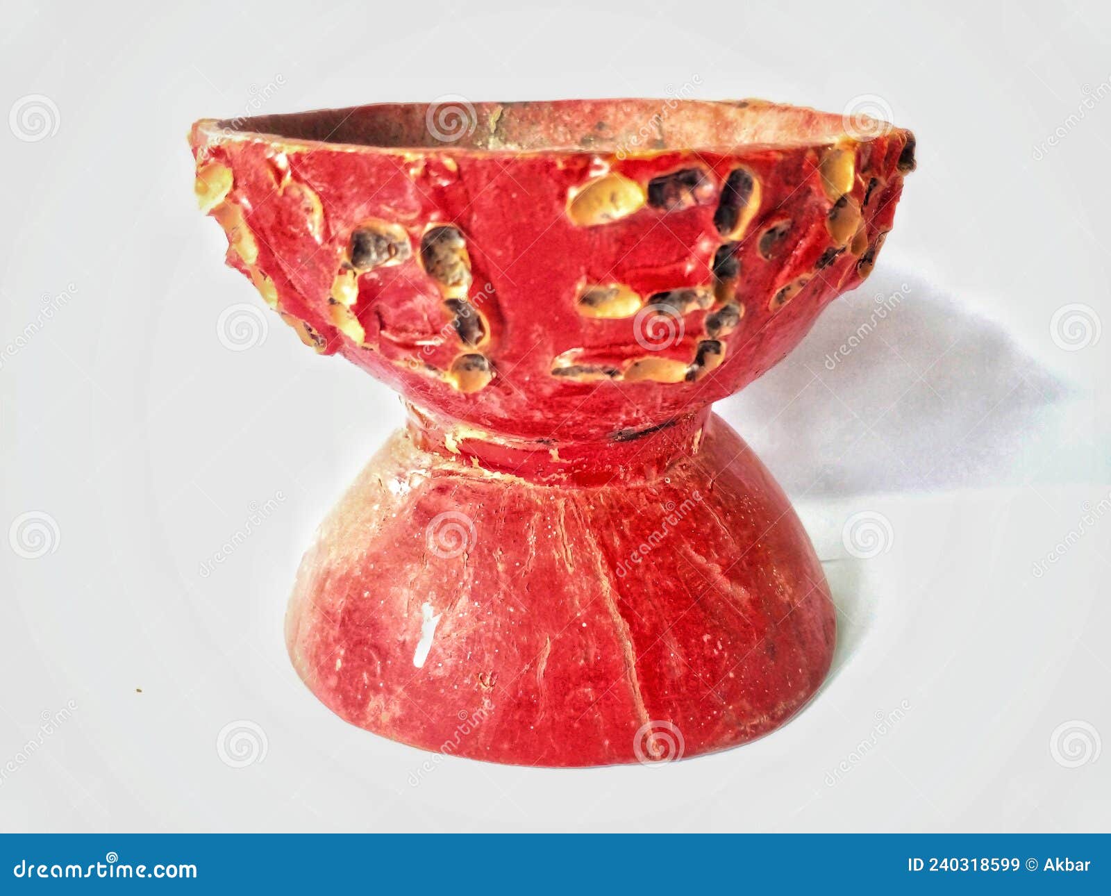 Cigarette Ashtray Made of Clay Stock Image Image of cigarette