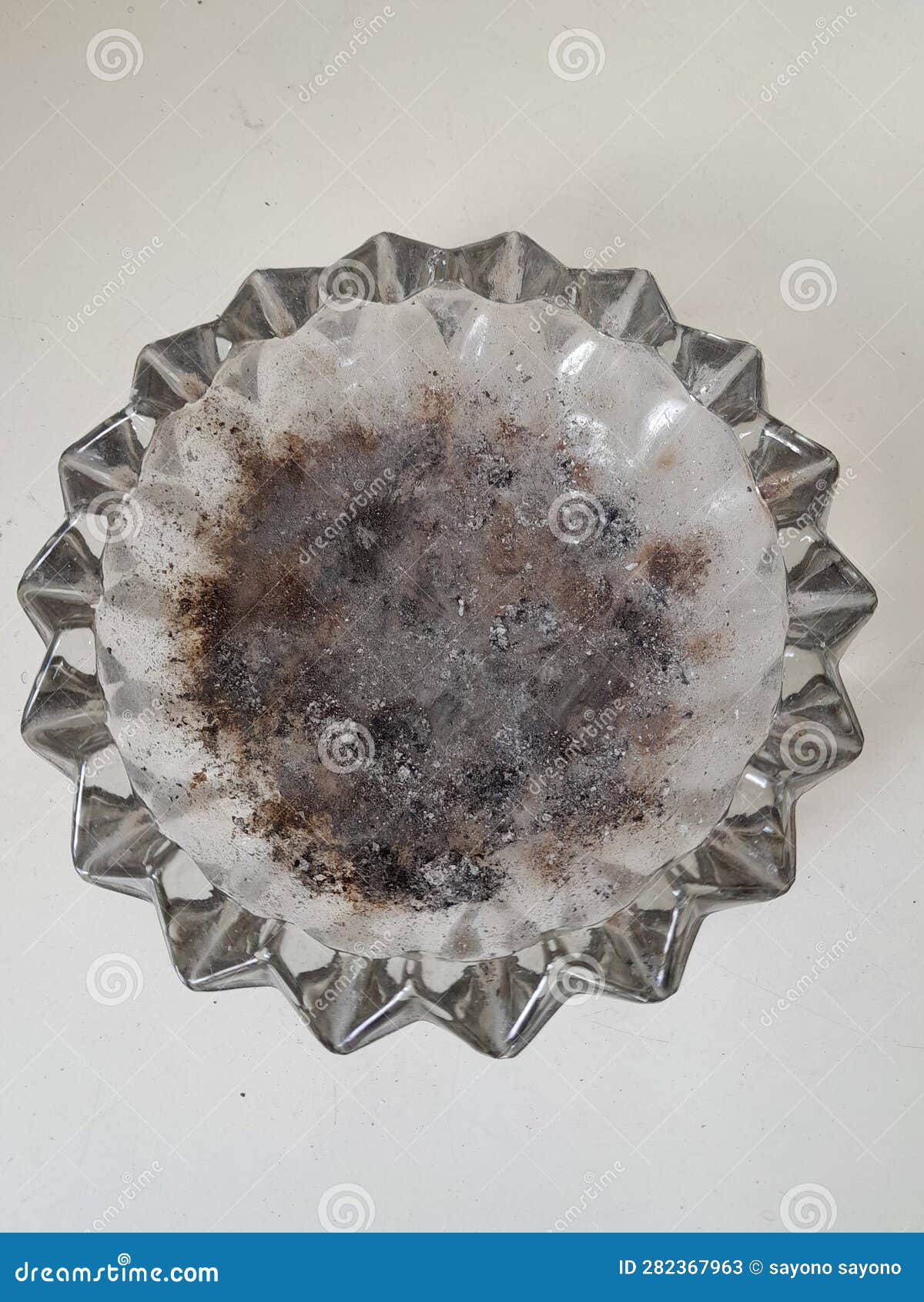 Cigarette Ashtray Made of Glass Which is Unique and Attractive Stock Image Image of cigarette