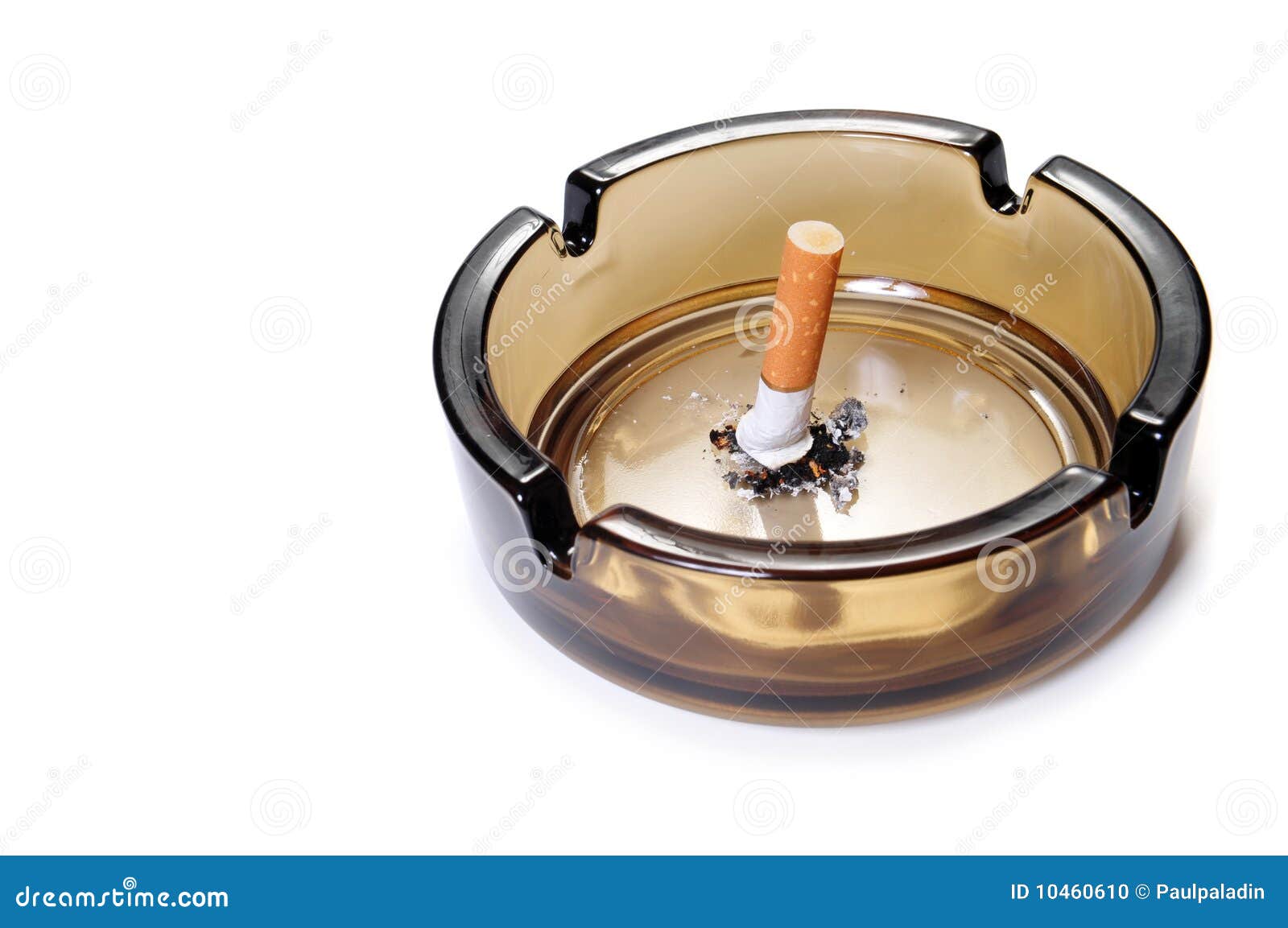 Cigarette in ash tray stock photo. Image of nicotine 10460610