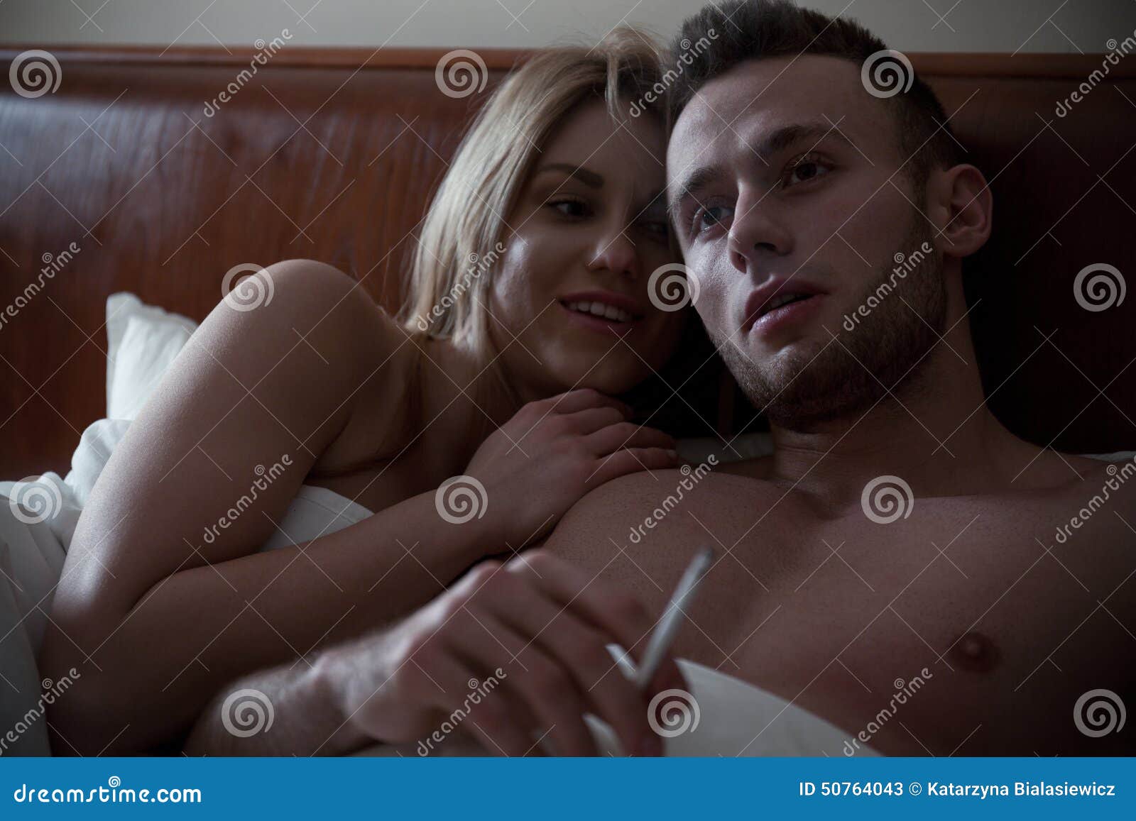 Cigarette after sex stock image